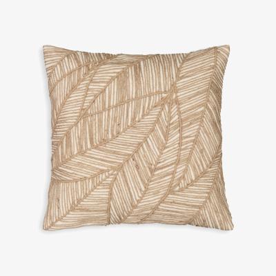 La Redoute Padang 40 x 40cm Embroidered Cotton & Linen Cushion Cover