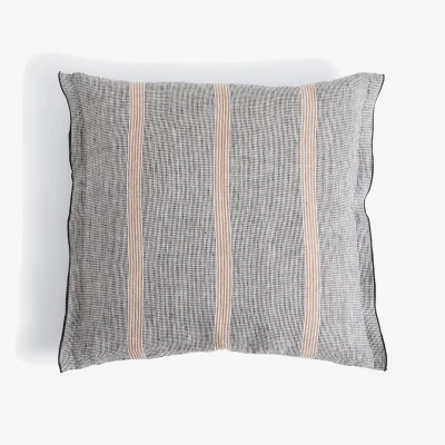 La Redoute Virel Cushion Cover in Striped Linen