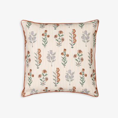 La Redoute Emeline 45 x 45cm Floral 100% Cotton Cushion Cover