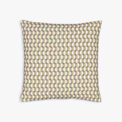 La Redoute Set of 2 Zano Graphic 40 x 40cm 100% Recycled Cotton Cushion Covers
