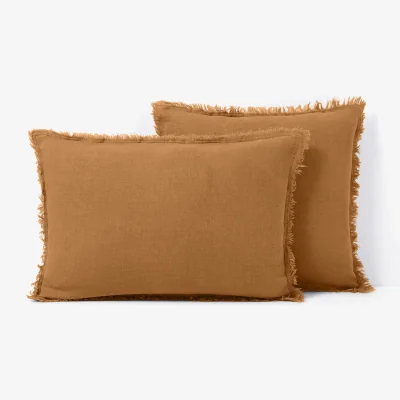 La Redoute Linange Pure Washed Linen Cushion Cover