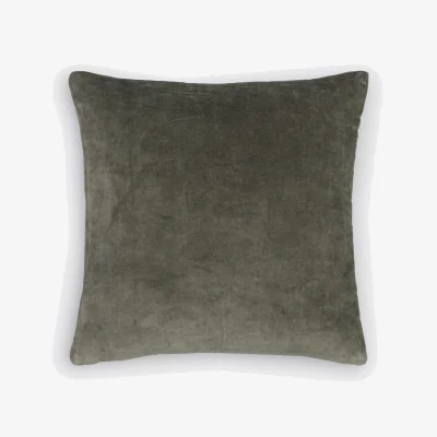 La Redoute Thelma 45 x 45cm Embroidered Leopard Print 100% Cotton Cushion Cover