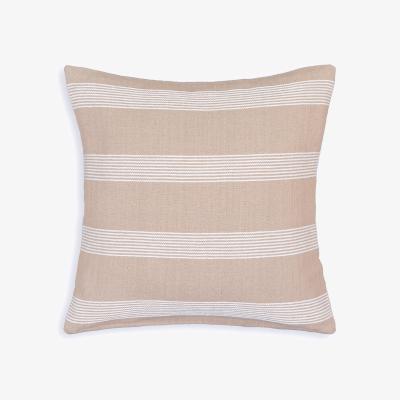 La Redoute Nado Striped 100% Cotton Square Cushion Cover