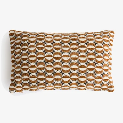 La Redoute Vilnia Chenille Velour Rectangular Cushion Cover