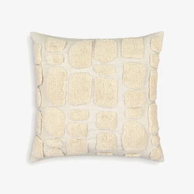 La Redoute Peeble Textured Linen Cotton Cushion Cover