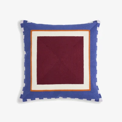 La Redoute Quadro Cotton 45 X 45cm Cushion Cover