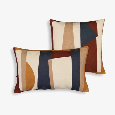 La Redoute Les Signatures - Scolto Embroidered Cushion Cover