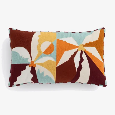 La Redoute Soley Cotton Rectangular Cushion Cover 50 X 30cm
