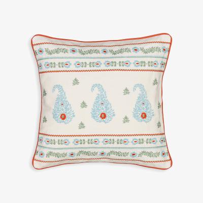 La Redoute Isha 45 x 45cm Embroidered 100% Cotton Cushion Cover