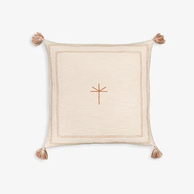 La Redoute Krima Embroidered 100% Cotton Cushion Cover