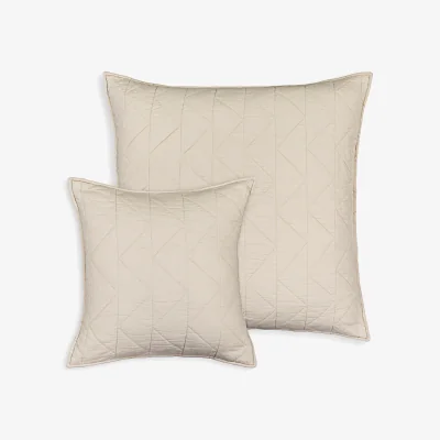 La Redoute Zig Zag Scenario Quilted Cushion Cover