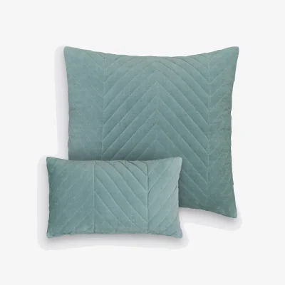 La Redoute Milano Velvet Quilted Cushion Cover