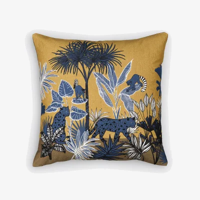 La Redoute Malacca 45 X 45cm Embroidered Cushion Cover