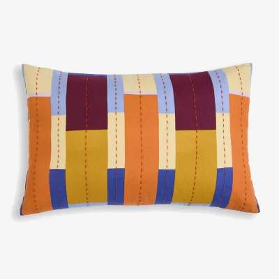 La Redoute Blikka Cotton Muslin Rectangular 60 X 40cm Cushion Cover