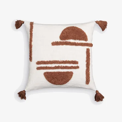La Redoute Goboa Tufted Cotton 40 X 40cm Cushion Cover