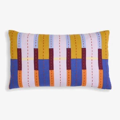 La Redoute Blikka Cotton Muslin Rectangular 50 X 30cm Cushion Cover