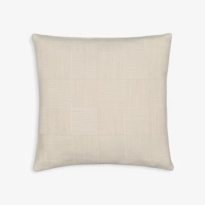 La Redoute Domeo 40 x 40cm Textured Checked Cushion Cover