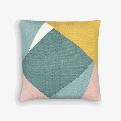 La Redoute Scanie Graphic Square 40 X 40cm Cotton Cushion Cover