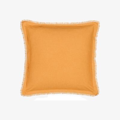 La Redoute Lincot 40 x 40cm Fringed Linen & Cotton Cushion Cover
