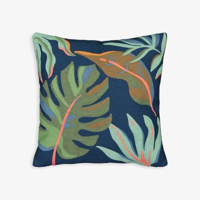 La Redoute Joao Jungle Embroidered 100% Cotton Square Cushion Cover