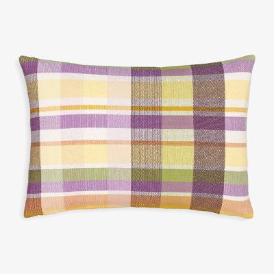 La Redoute Palmilla Checked 100% Cotton Rectangular Cushion Cover