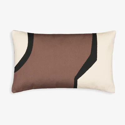 La Redoute Tlemcen Abstract 100% Cotton Rectangular Cushion Cover