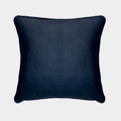 La Redoute Clever Velvet Navy Filled Cushion 44x44cm