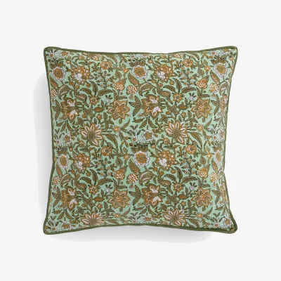La Redoute Shandira Block Print Cotton Cushion Cover