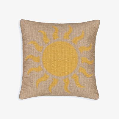 La Redoute Solis Wioven Sun Jute & Cotton Cushion Cover