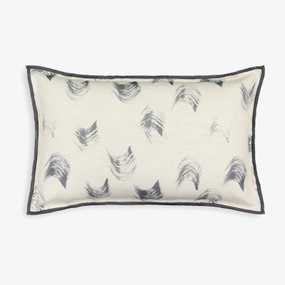 La Redoute Valbo Graphic Cotton Linen Rectangular Cushion Cover