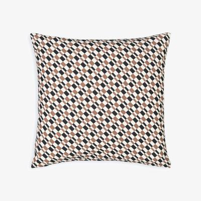 La Redoute Set of 2 Faber Graphic 100% Recycled Cotton Cushion Covers