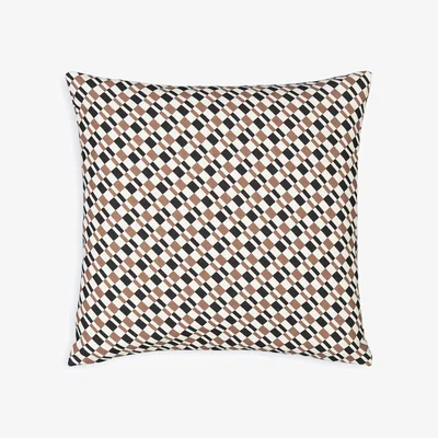 La Redoute Set of 2 Faber Graphic 100% Recycled Cotton Cushion Covers