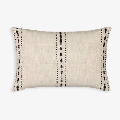 La Redoute Krouch Cotton & Linen Embroidered Cushion Cover