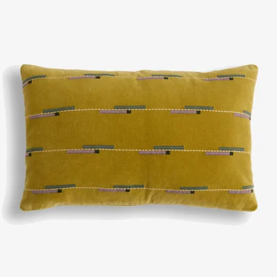 La Redoute Janae Rectangular Cushion Cover in Embroidered Cotton Velour