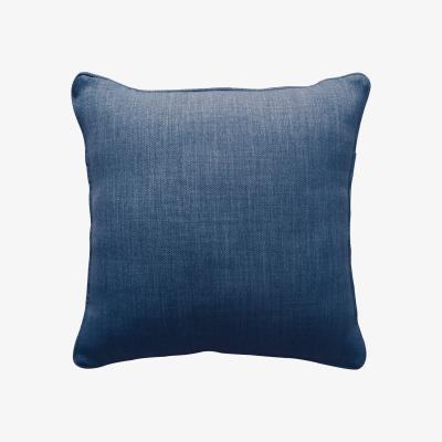 La Redoute Luxury Linen Look Navy Filled Cushion 44x44cm