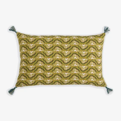 La Redoute Yasuo Printed Cotton Rectangular Cushion Cover