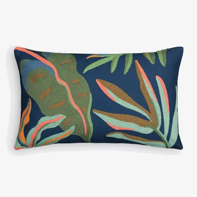 La Redoute Joao Embroidered Rectangular Cushion Cover