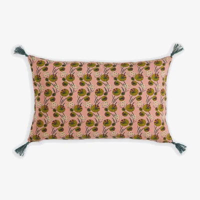 La Redoute Yasuo Rectangular Cushion Cover in Floral Print Cotton