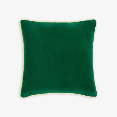 La Redoute Gusali Square Two-Tone Velour Cushion Cover 50x50cm