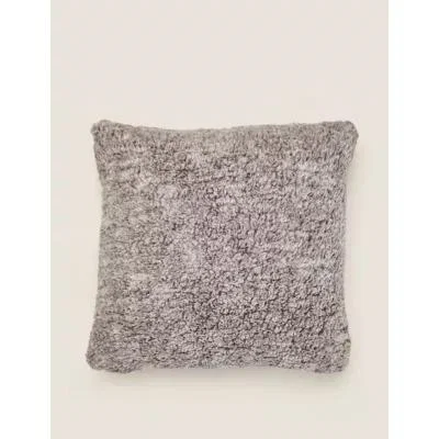 Marks & Spencer M&S Teddy Cushion Cover - Charcoal, Charcoal,Blush