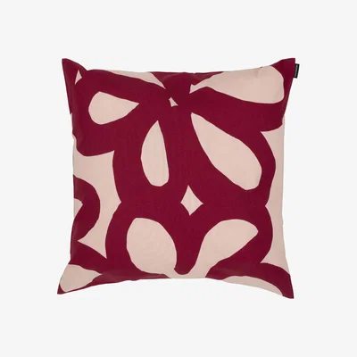 Made in Design Jättikukka Cushion cover textile red / 50 x 50 cm - Marimekko