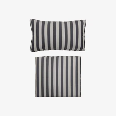 Made in Design Cushion cover - / For Mundo armchair - Set of 2 covers (without padding) by Bloomingville Black