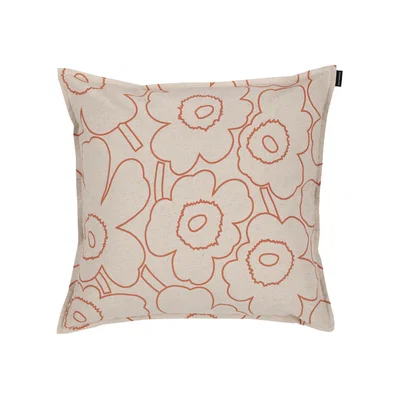 Made in Design Pieni Piirto Unikko Cushion cover textile beige / 50 x 50 cm - Marimekko
