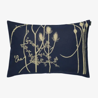 Made in Design Vuoren Kasvit Cushion cover textile blue / 60 x 40 cm - Marimekko