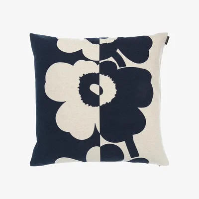 Made in Design Suur Unikko Cushion cover - / 50 x 50 cm by Marimekko Blue
