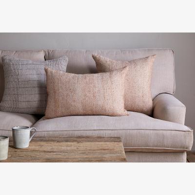 Nkuku nkuku Indie Recycled Cushion Cover | Textiles | Rust | 50 x 50 cm
