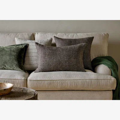 Nkuku nkuku Dilli Wool Cushion Cover | Textiles | Sage Green | 50 x 50 cm