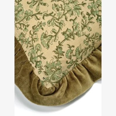 Nordic Nest Classic Collection Tendril cushion cover 60x40 cm Green
