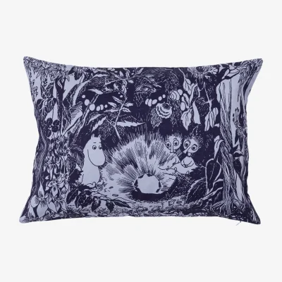 Nordic Nest Moomin Arabia Mystic Forest Moomin cushion cover Blue 40x58 cm