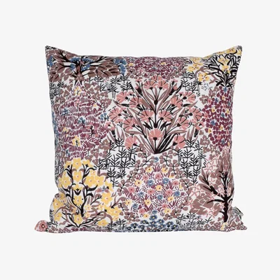 Nordic Nest Almedahls Botanical Garden cushion cover 47x47 cm Pink brown